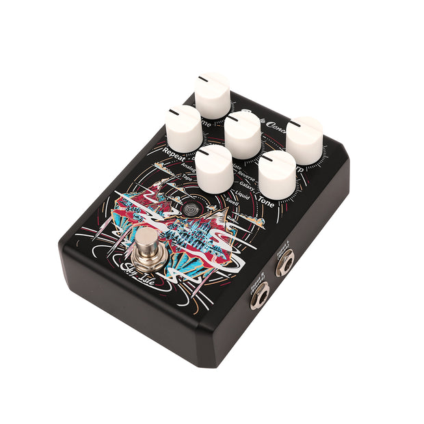 Purple Conch Sky Isle 9-Mode Delay Pedal — Multi-Mode Guitar Delay for Studio & Stage